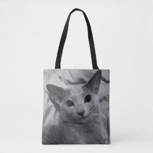 Tote Bag Chat souriant