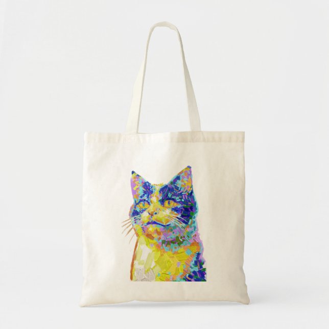 Tote Bag Chat sous le soleil (Devant)