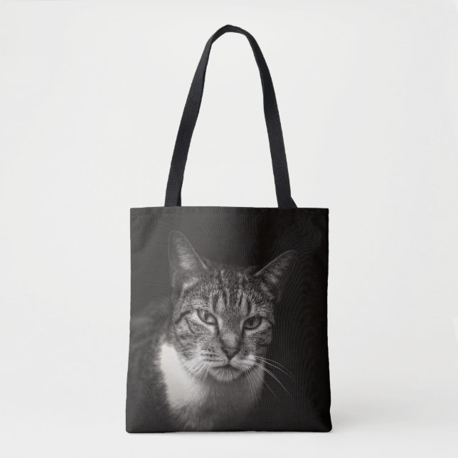 TOTE BAG CHAT TABLEAU D'ARGENT (Devant)
