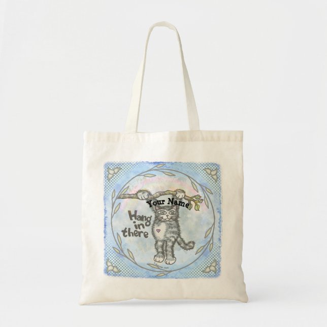 Tote Bag Chat, Tiens Bon   (Devant)