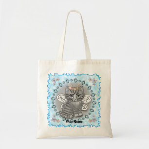 Tote Bag Chat tigré fée