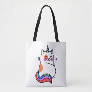 Tote Bag Chat Unicorn