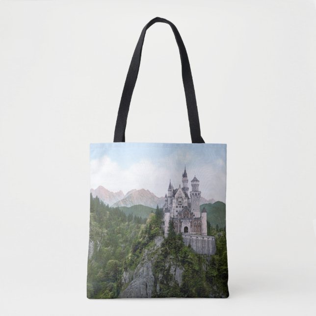 Tote Bag Château bavarois Neuschwanstein Fourre-tout (Devant)