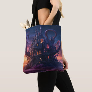 Tote Bag Château Cosmique d'Éons Révolus