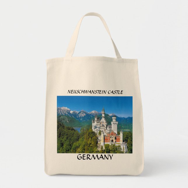 TOTE BAG CHÂTEAU DE NEUSCHWANSTEIN, ALLEMAGNE (Devant)