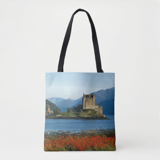 Tote Bag Château d'Eilean Donan, Highlands, Écosse 3 (Devant)