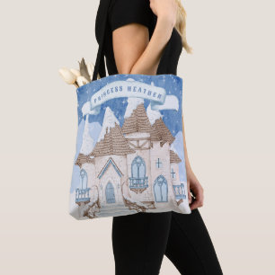 Tote Bag Château d'hiver neige