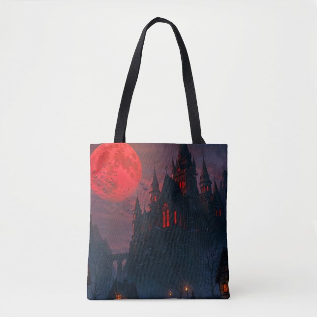Tote Bag Château du Sang du Vampire (Devant)