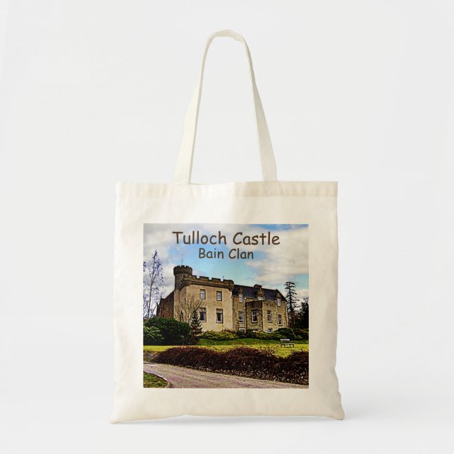 Tote Bag Château écossais de Tulloch - Bain Clan (Devant)