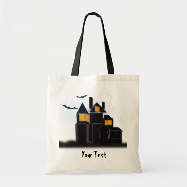 Tote Bag Château éffrayant (Devant)