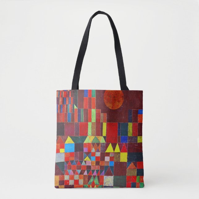 Tote Bag Château et Soleil, Paul Klee (Devant)