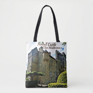 Tote Bag Château Fordell du clan écossais unique Henderson