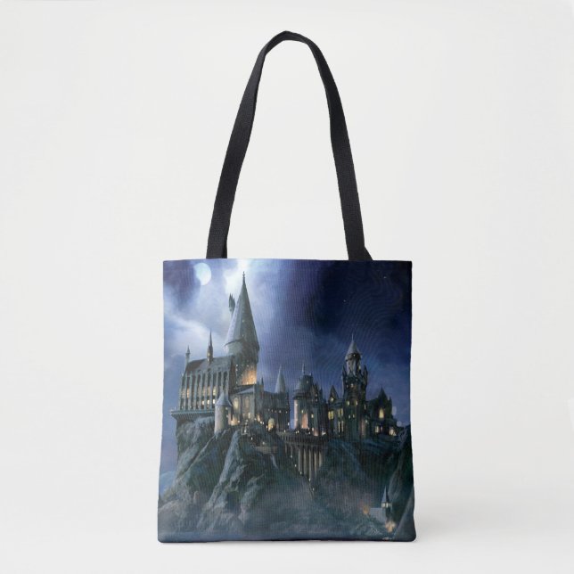 Tote Bag Château Harry Potter | Hogwares à lune (Devant)