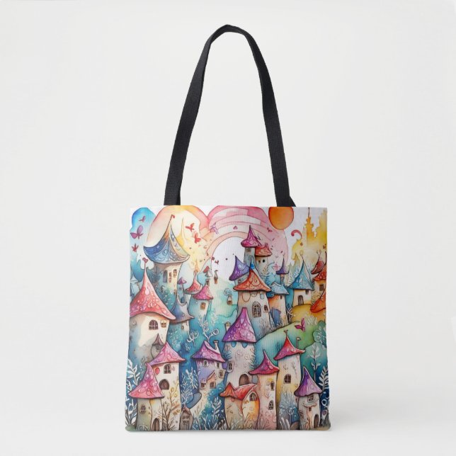 Tote Bag Château magique Fairyland (Devant)
