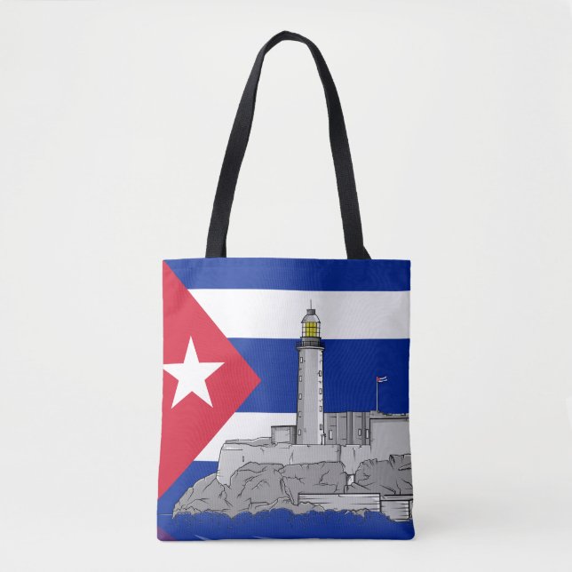 Tote Bag Château Morro à La Havane (Devant)