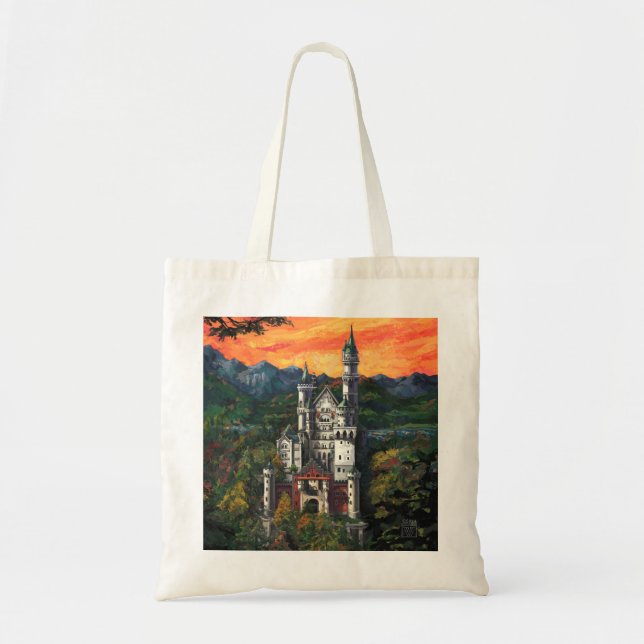 Tote Bag Château Schloss Neuschwanstein (Devant)