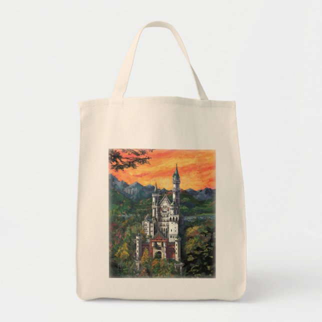 Tote Bag Château Schloss Neuschwanstein (Devant)
