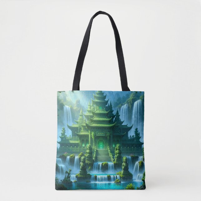 Tote Bag Château Temple du Trône de Jade Secret (Devant)