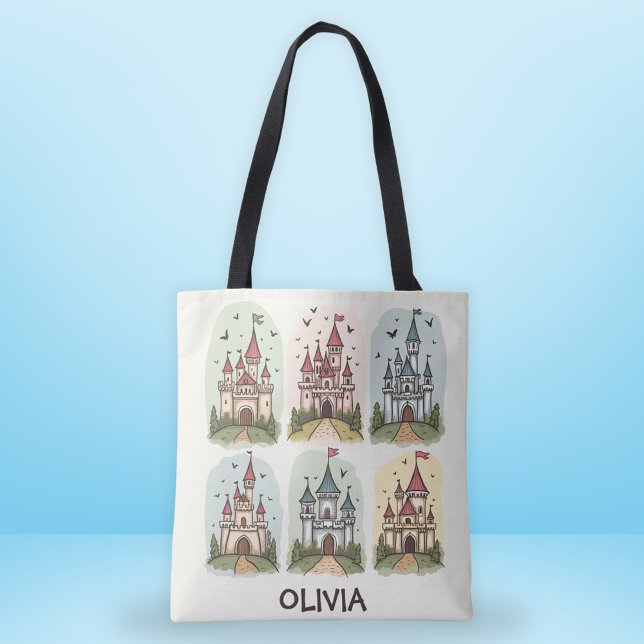 Tote Bag Châteaux de Contes de Fées Fantaisistes (Créateur téléchargé)