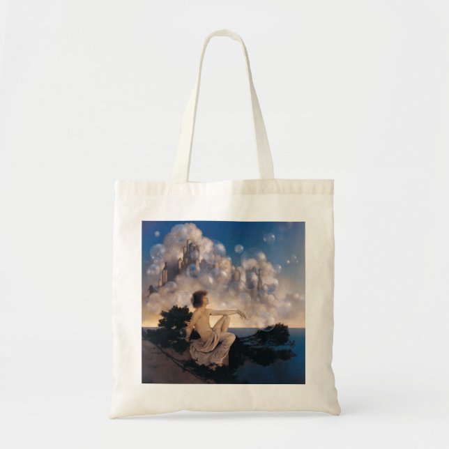 Tote Bag Châteaux en Espagne de Maxfield Parrish 1904 Fanta (Devant)