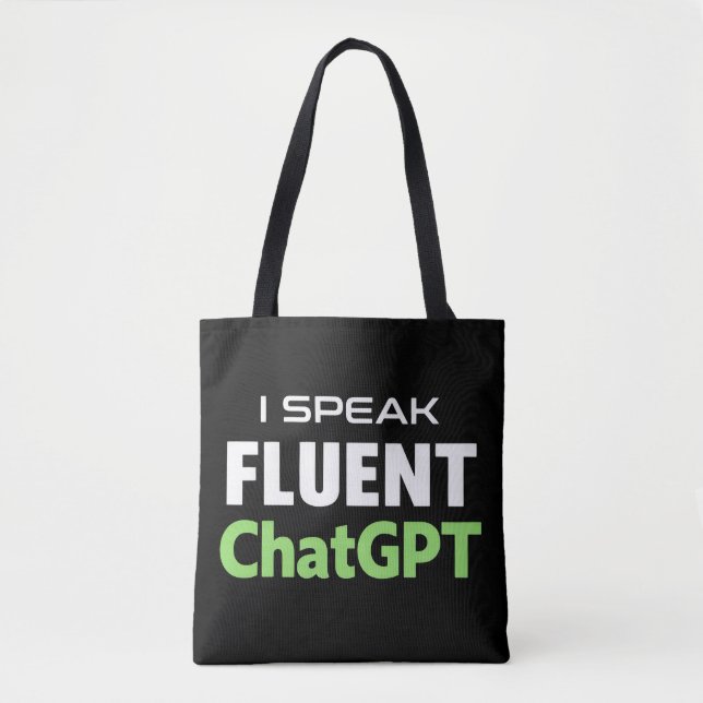 Tote Bag ChatGPT drôle (Devant)