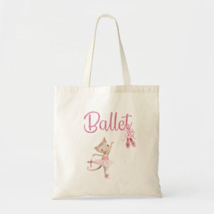 Tote Bag Chaton de danse de ballet