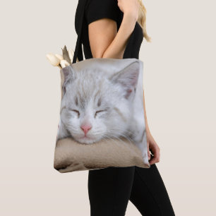 Tote Bag Chaton de sommeil