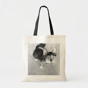 Tote Bag Chaton maladroit de calicot, animaux familiers