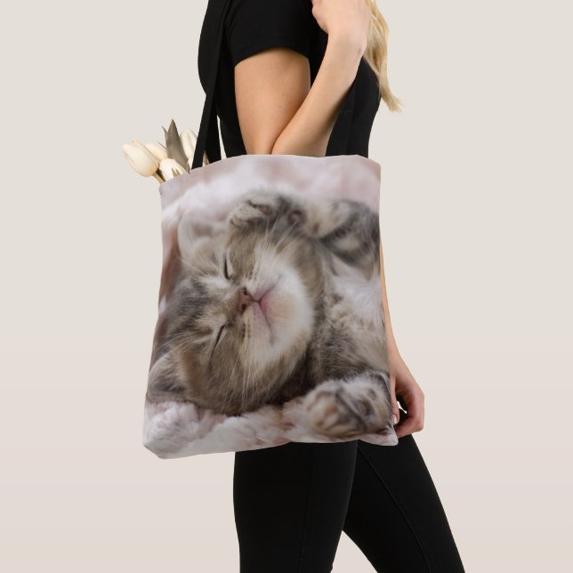 Tote Bag Chaton somnolent (De près)