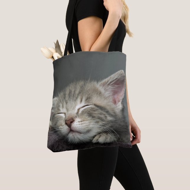 Tote Bag Chaton somnolent (De près)