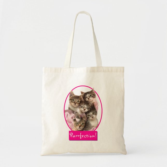 Tote Bag Chatons à Tutus (Devant)