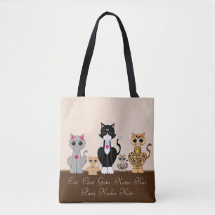 Tote Bag Chats affectueux Top Mignon