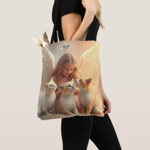Tote Bag Chats au ciel