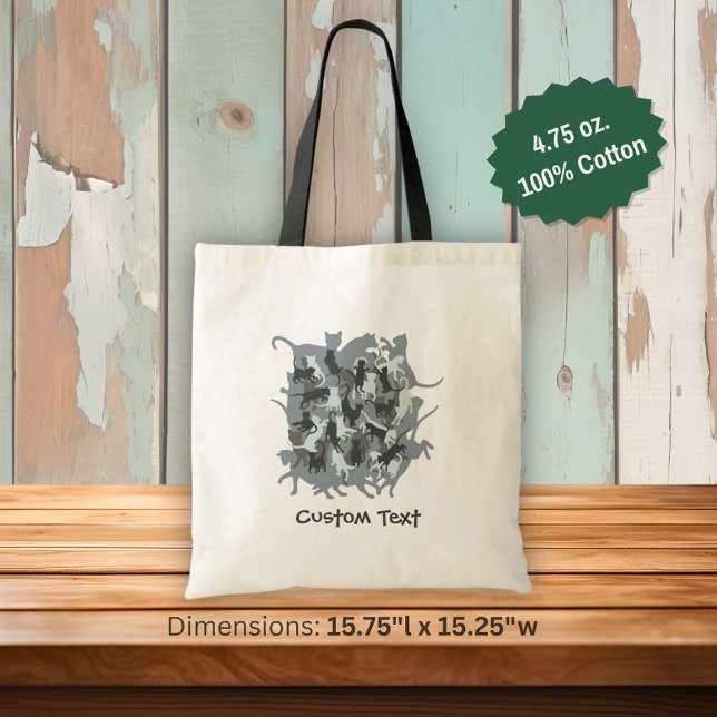 Tote Bag Chats Camouflage urbain (Créateur téléchargé)