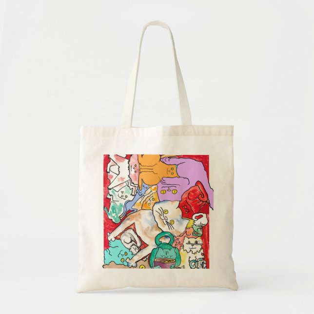 Tote Bag Chats, chats et plus de CHATS (Devant)