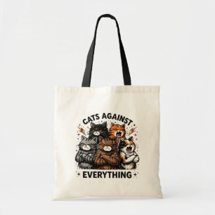 Tote Bag Chats Contre