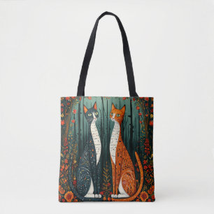 Tote Bag Chats de dessin animé mignons