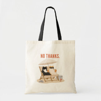 Tote Bag Chats de plage relaxants sans merci Illustration