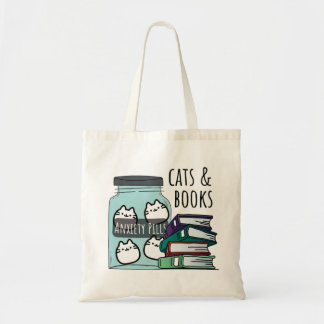 Tote Bag Chats et Livres