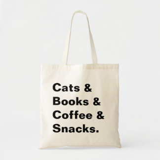 Tote Bag Chats et livres Fourre-tout