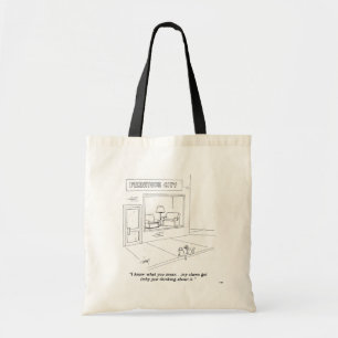 Tote Bag Chats griffant des meubles