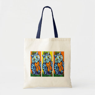 Tote Bag Chats jouant le violon par Louis Wain