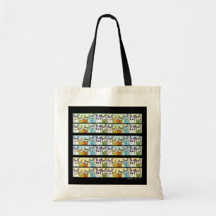 Tote Bag Chats Kitty Lineup Colorful