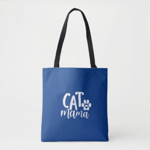 Tote Bag chats maman   design amateur de chats