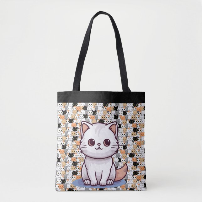 Tote Bag Chats mignons (Devant)
