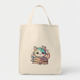 Tote Bag chats mignons Livres de design extraordinaire par 