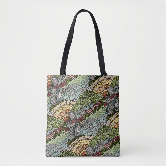 Tote Bag Chattanooga lunatique (Devant)