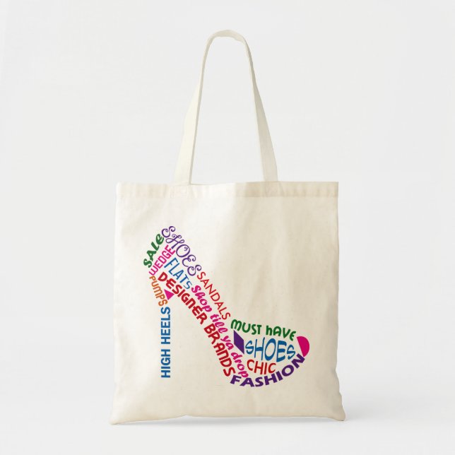Tote Bag Chaussure à talon élevé (Devant)