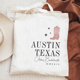 Tote Bag Chaussure de cowboy personnalisée pour enterrement
