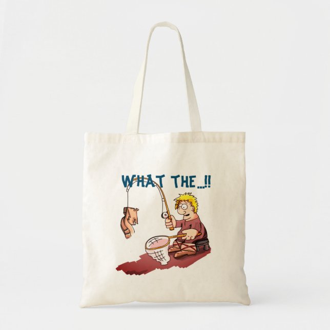 Tote Bag Chaussure de pêche surprise (Devant)